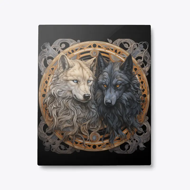 Gerri & Freki - Odin's Wolves