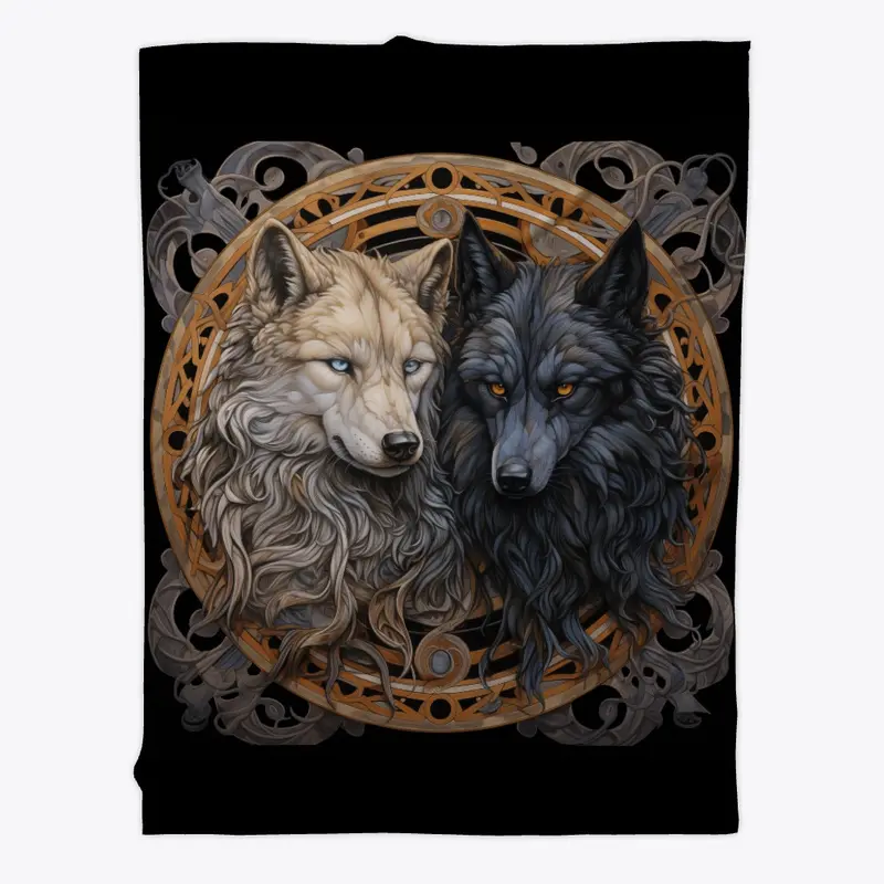 Gerri & Freki - Odin's Wolves