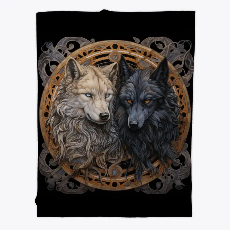 Gerri & Freki - Odin's Wolves